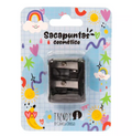 SACAPUNTAS DUO COSMETICO TRENDY