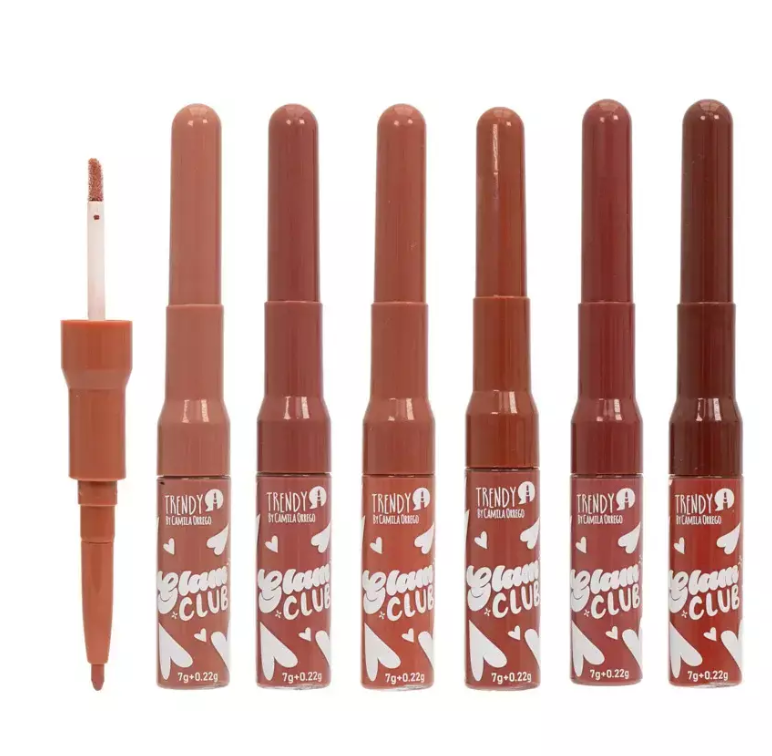 LABIAL Y DELINEADOR GLAM CLUB TRENDY LGC1475
