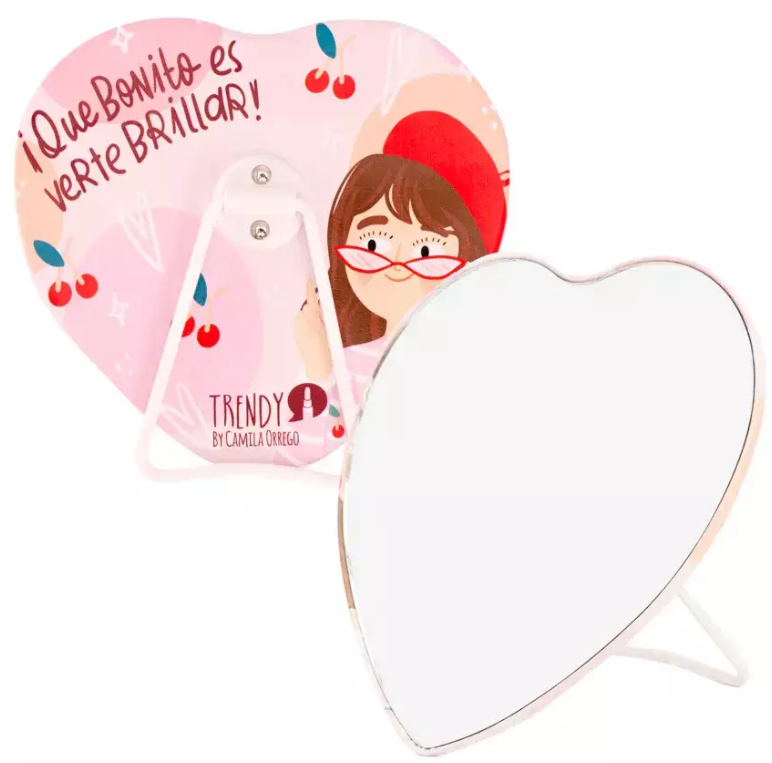 ESPEJO CORAZON TRENDY
