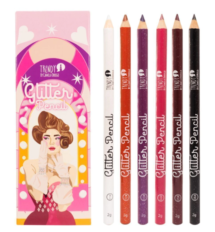 DELINEADOR GLITTER PENCIL TRENDY DGP1405
