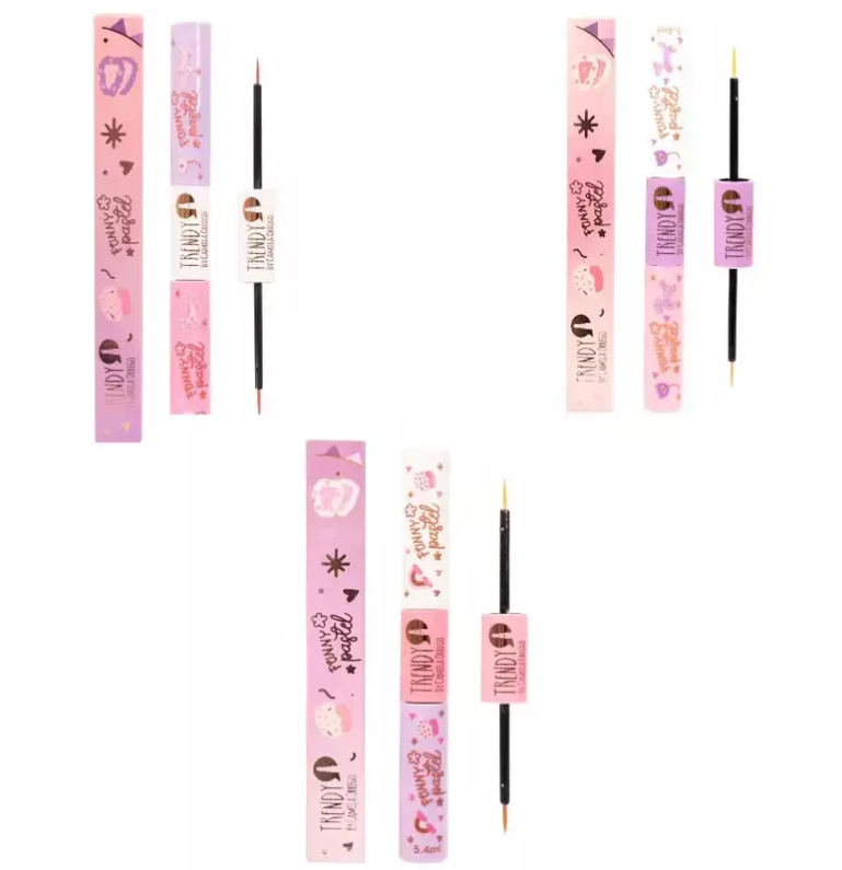 DELINEADOR DOBLE MATTE FUNNY PASTEL TRENDY