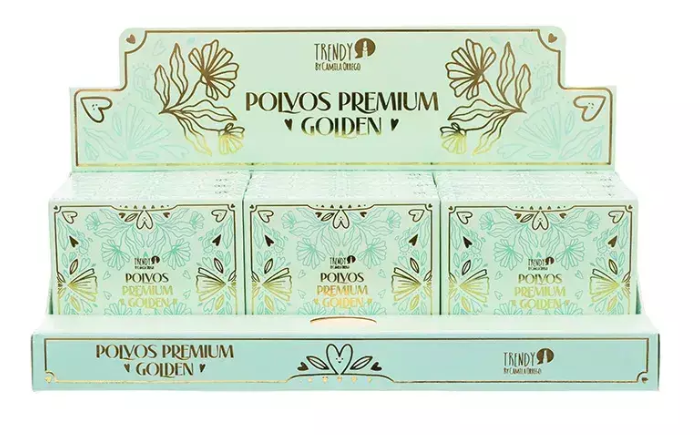 POLVOS COMPACTOS GOLDEN TRENDY PCF2054