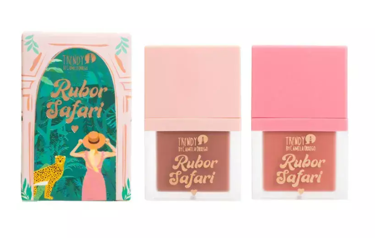 KIT DUO RUBOR LIQUIDO SAFARI BLUSH TRENDY SB18