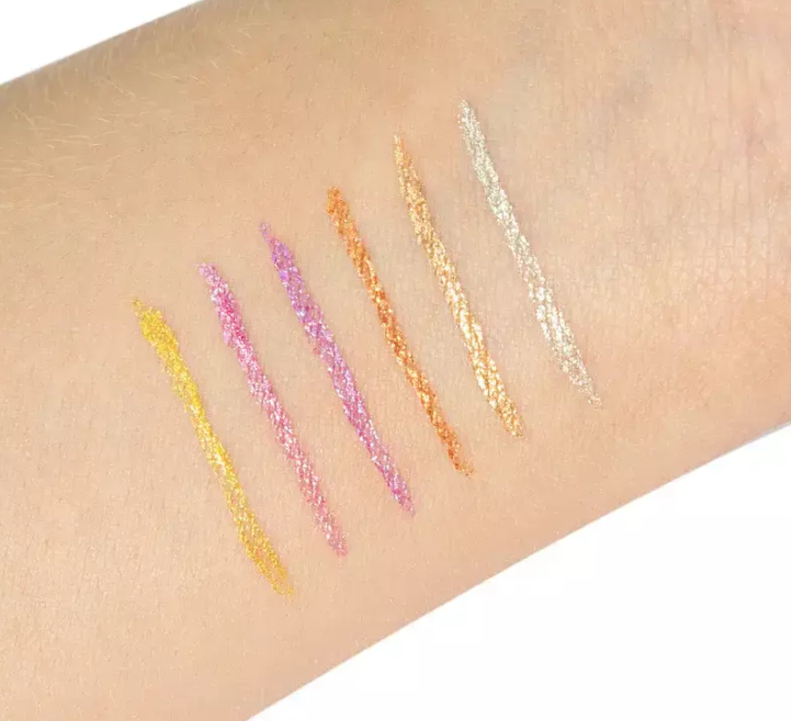 KIT DELINEADOR GLITTER X6 UNICORN TRENDY
