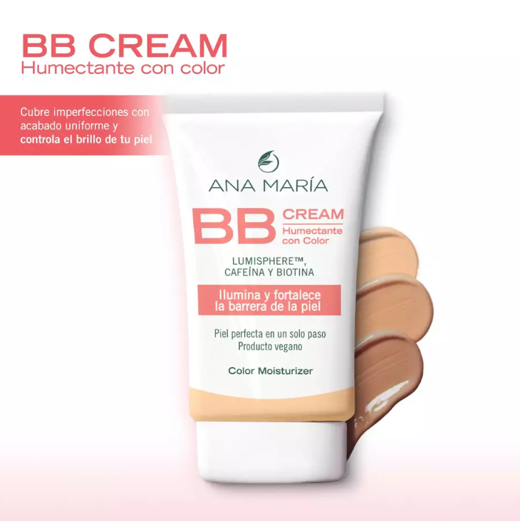 BB CREAM HUMECTANTE CON COLOR x 50g ANA MARIA
