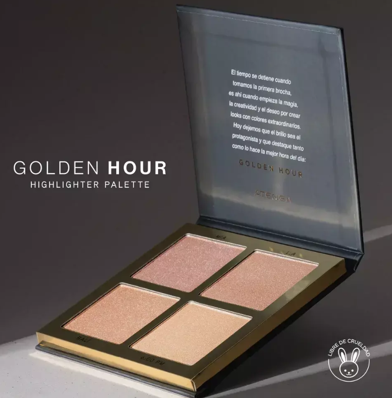 ILUMINADORES EN PALETA X 4 GOLDEN HOUR ATENEA