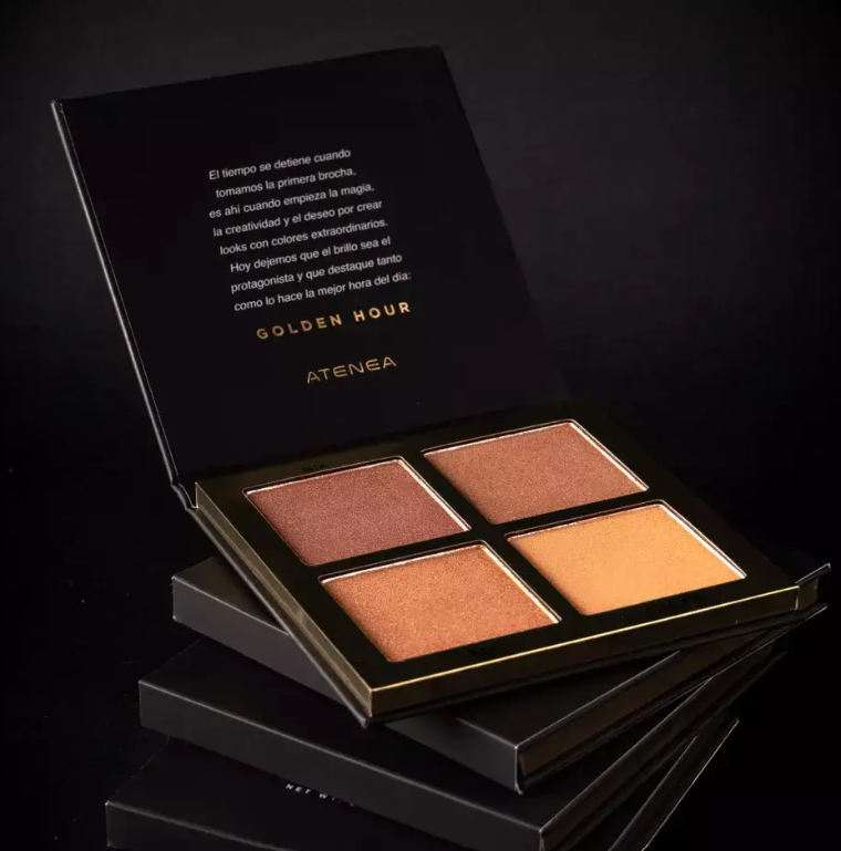 ILUMINADORES EN PALETA X 4 GOLDEN HOUR ATENEA