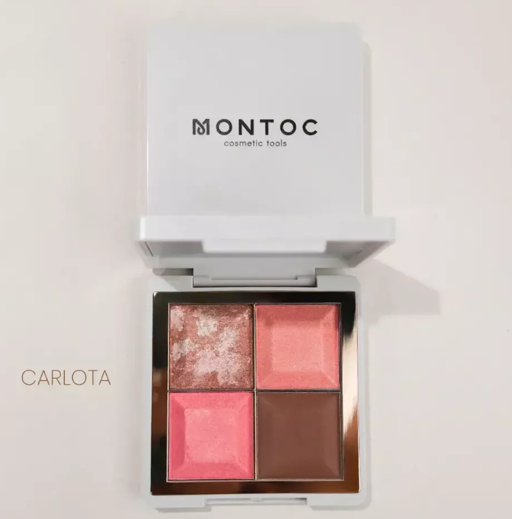 PALETA LIGHT SET RUBOR E ILUMINADOR AURORA MONTOC