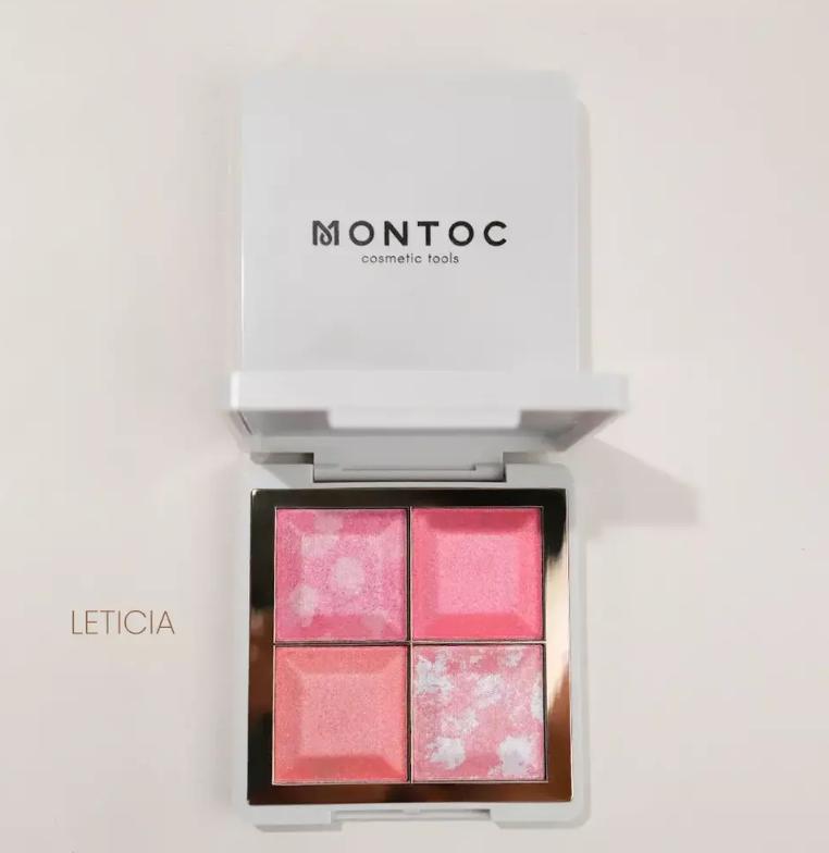 PALETA LIGHT SET RUBOR E ILUMINADOR AURORA MONTOC