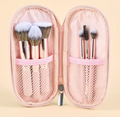 KIT DE BROCHAS DE MAQUILLAJE PINK TRAVEL X 6 PCS ATENEA