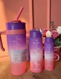 TRIO DE TERMOS TIPO STANLEY