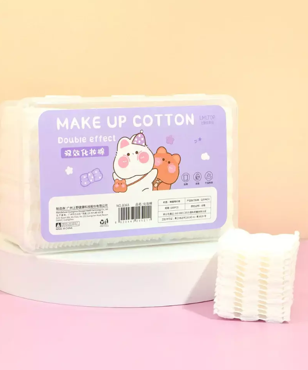 POMO DESMAQUILLANTE COTTON ROUNDS 120 Unidades