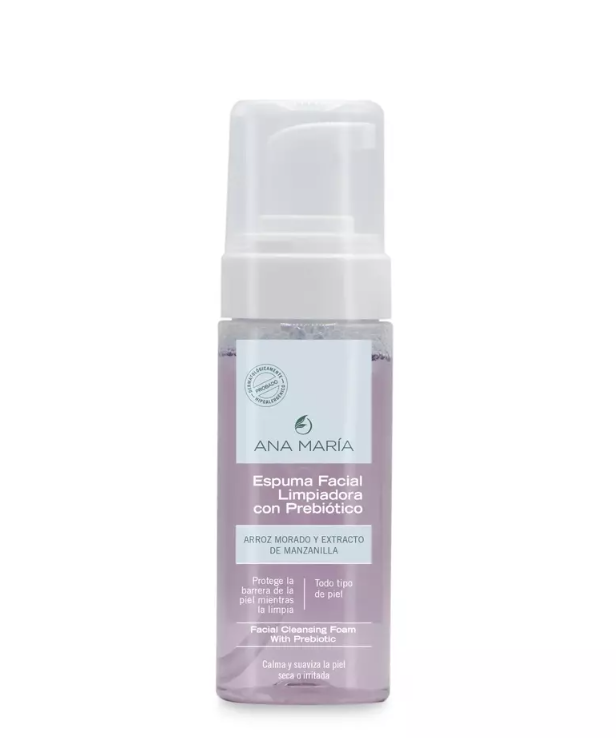 ESPUMA FACIAL LIMPIADORA CON PREBIOTICO x 145 mL ANA MARIA
