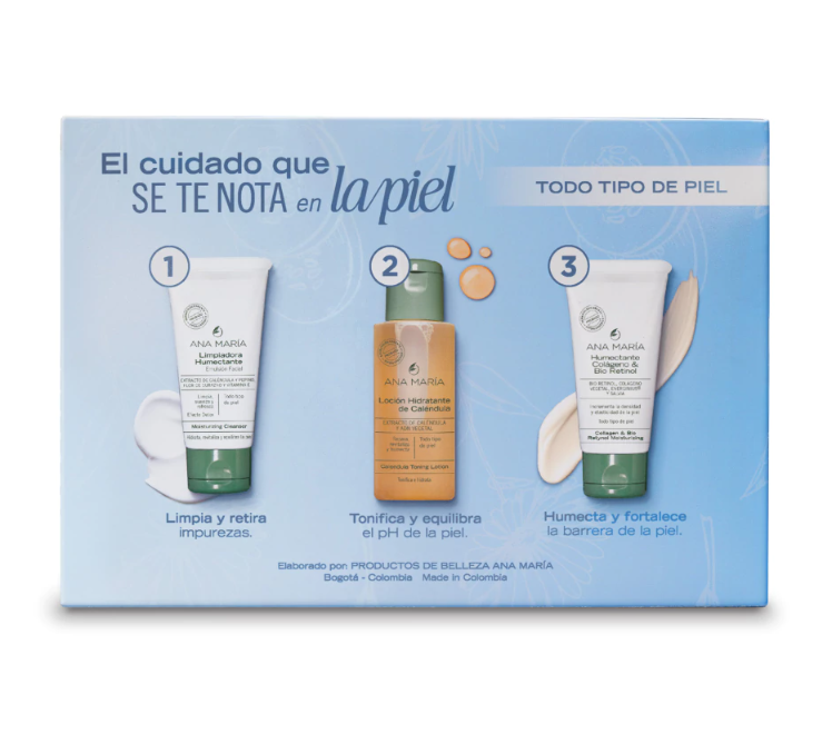 KIT DE CUIDADO FACIAL HIDRATANTE ANA MARIA