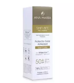 PROTECTOR SOLAR ANTIEDAD CON COLOR ANA MARIA