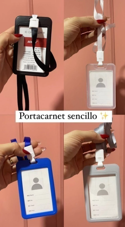 PORTACARNET UNICOLOR SENCILLO