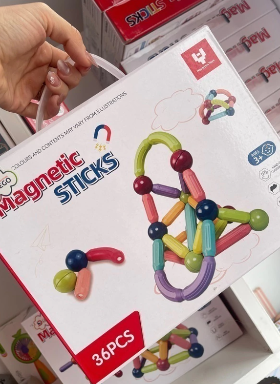 TUBOS MAGNETICOS 36 piezas
